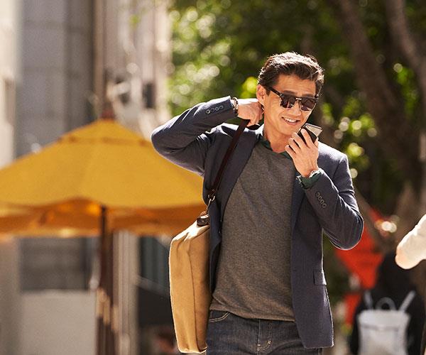 Straße in der Stadt iPhones