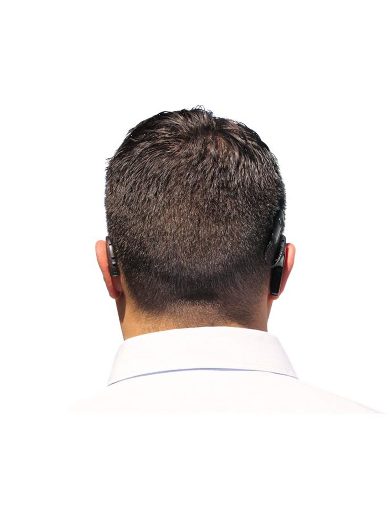 Man wearing bimodal solution
